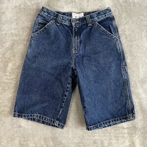 Vintage Y2K Old Navy Jorts Womens 28 Carpenter Loop Cargo Style Denim Shorts